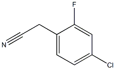 2-fluoro-4-chlorophenylacetonitrile Struktur