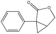 (+/-)-1-Phenyl-2-oxo-3-oxabicyclo[3.1.0]hexane,,结构式