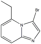 3-溴-5-乙基咪唑并[1,2-A]吡啶 结构式