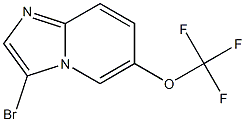 3-bromo-6-(trifluoromethoxy)imidazo[1,2-a]pyridine Structure