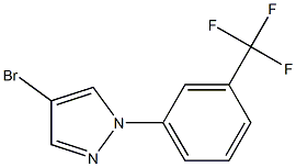 4-bromo-1-(3-(trifluoromethyl)phenyl)-1H-pyrazole Structure