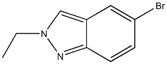 5-Bromo-2-ethyl-2H-indazole 结构式