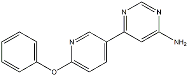 6-(6-phenoxypyridin-3-yl)pyrimidin-4-amine