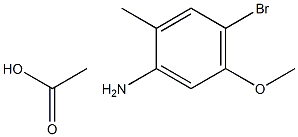 4-bromo-5-methoxy-2-methylaniline acetate