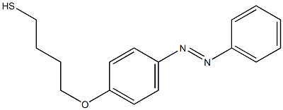 4-{4-[(E)-phenyldiazenyl]phenoxy}butane-1-thiol Struktur