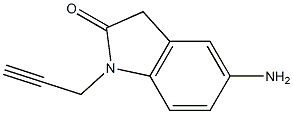 5-amino-1-prop-2-ynyl-1,3-dihydro-2H-indol-2-one Struktur