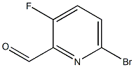 6-bromo-3-fluoropyridine-2-carbaldehyde Struktur