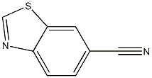1,3-benzothiazole-6-carbonitrile 化学構造式