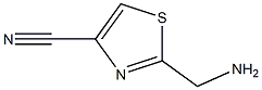 2-(aminomethyl)-1,3-thiazole-4-carbonitrile Struktur