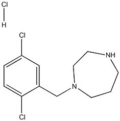 1-(2,5-Dichloro-benzyl)-[1,4]diazepane hydrochloride Structure