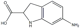 6-aminoindoline-2-carboxylic acid Structure