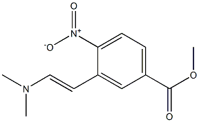 methyl 3-(2-(dimethylamino)vinyl)-4-nitrobenzoate Structure