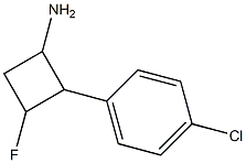  2-(4-CHLOROPHENYL)-3-FLUOROCYCLOBUTANAMINE