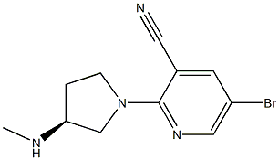 5-bromo-2-((S)-3-(methylamino)pyrrolidin-1-yl)pyridine-3-carbonitrile