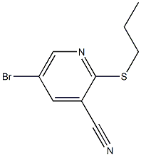  5-bromo-2-(propylthio)pyridine-3-carbonitrile