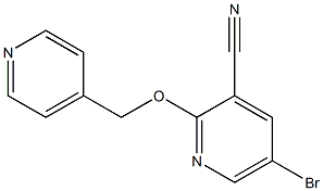 1356073-74-9 2-((pyridin-4-yl)methoxy)-5-bromopyridine-3-carbonitrile