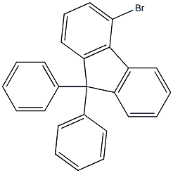 4-BroMo-9,9-diphenyl fluorene 化学構造式