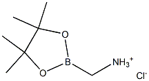 (4,4,5,5-tetramethyl-1,3,2-dioxaborolan-2-yl)methanaminium chloride 结构式