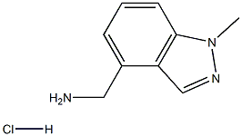 (1-Methyl-1H-indazol-4-yl)methylamine hydrochloride Struktur