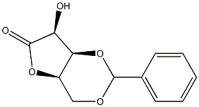 3,5-O-Benzylidene-D-lyxono-1,4-lactone Structure