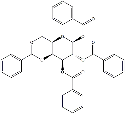 1,2,3-Tri-O-benzoyl-4,6-O-benzylidene-b-D-galactopyranose