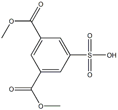 间苯二甲酸二甲酯-5-磺酸, , 结构式