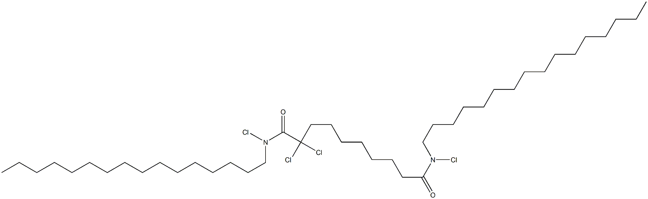 Tetrachloro-N,N'-dihexadecyl sebacamide Struktur