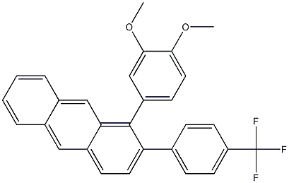 1-(3,4-dimethoxyphenyl)-2-(4-trifluoromethylphenyl)anthracene