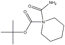 1-BOC-piperidinecarboxamide Structure