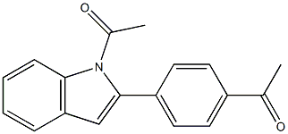 1-acetyl-2-(4-acetylphenyl)indole