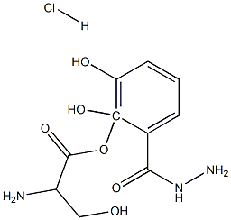  2-((2,3,4- 三羟基苯基)甲基)酰肼-DL-丝氨酸盐酸盐
