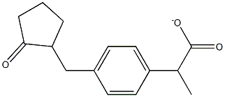 2-[4-(2-Oxocyclopentan-1-ylmethyl)phenyl]propionate