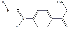 2-氨基-1-(4-硝基苯基)乙酮盐酸盐 结构式