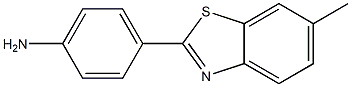 2-对氨基苯基-6-甲基苯噻唑 结构式
