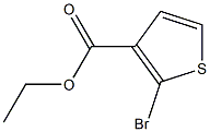 Ethyl 2-bromothiophene-3-carboxylate Struktur