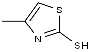 2-mercapto-4-methylthiazole 化学構造式