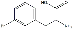 3-溴-DL-苯丙氨酸, , 结构式