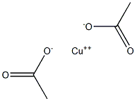 Copper acetate test solution 化学構造式