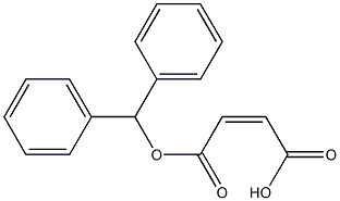 Diphenylmethanol maleate Structure