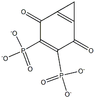 Methylene quinone diphosphonate Struktur