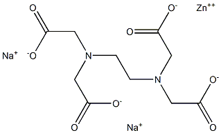 乙二胺四乙酸锌钠, , 结构式