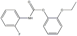 2-ETHOXYPHENYL N-(2-FLUOROPHENYL)CARBAMATE Structure