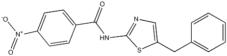 N-(5-BENZYL-1,3-THIAZOL-2-YL)-4-NITROBENZAMIDE Structure