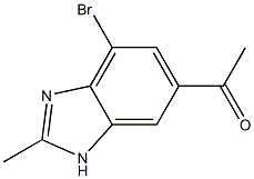 1-(7-Bromo-2-methyl-3H-benzoimidazol-5-yl)-ethanone