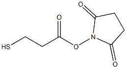 2,5-Pyrrolidinedione, 1-(3-mercapto-1-oxopropoxy)- Structure