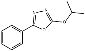2-Isopropoxy-5-phenyl-1,3,4-oxadiazole Struktur