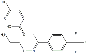 (E)-1-(4-(Trifluoromethyl)phenyl)ethanone O-(2-Aminoethyl) Oxime Maleate Struktur