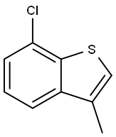 7-CHLORO-3-METHYLBENZO[B]THIOPHENE Structure