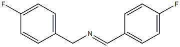 1-(4-Fluorophenyl)-N-[(4-fluorophenyl)methyl]methanimine Struktur