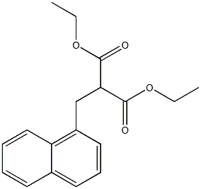 Diethyl (1-Naphthylmethyl)malonate 化学構造式